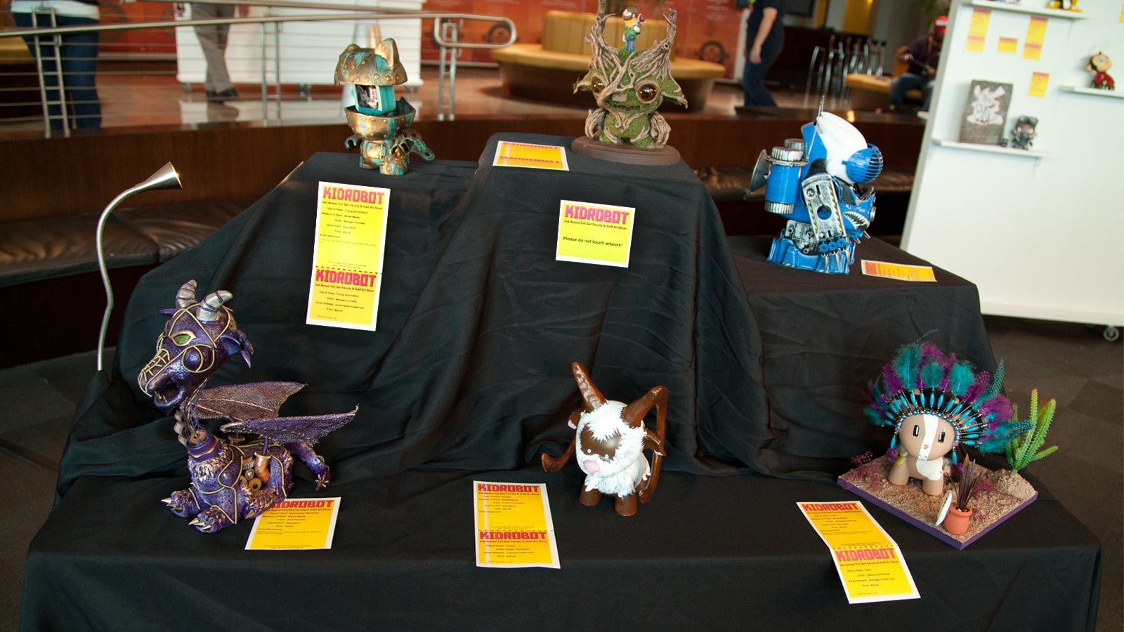 Custom Kidrobot Creations at the Faculty & Staff Charity Art Show - Hero image