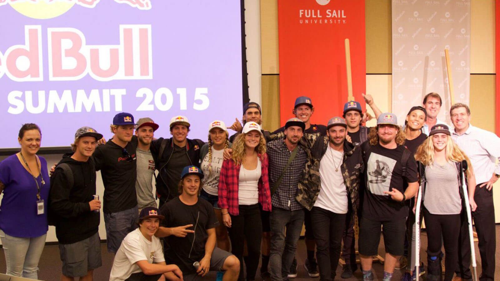 Full Sail University Collaborates with Red Bull to Host Athletes in Campus Workshops - Hero image