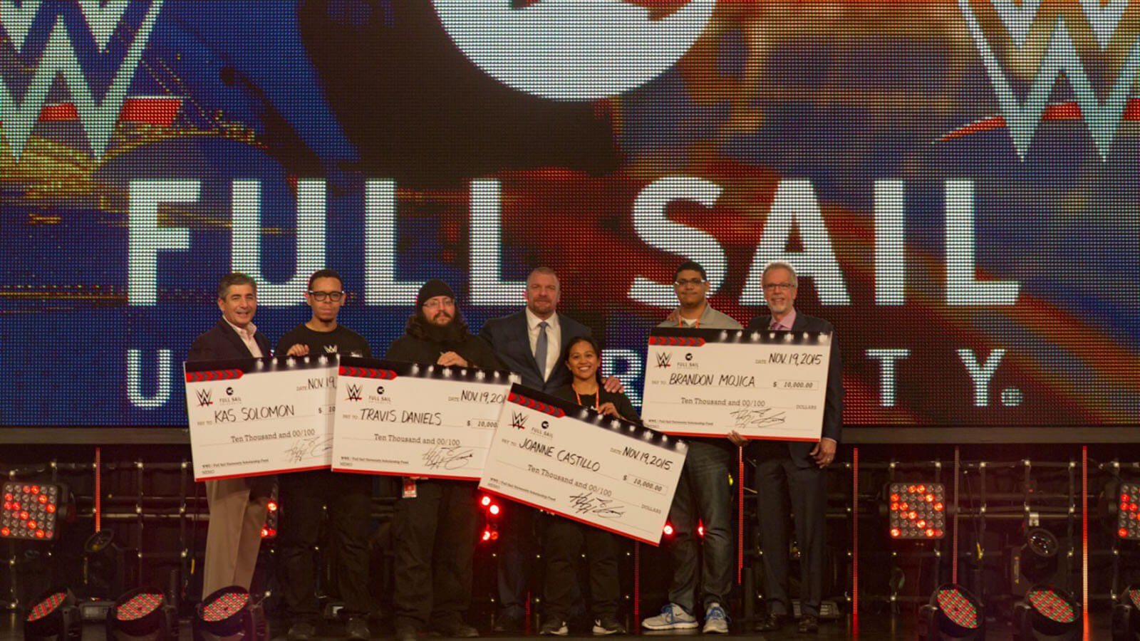 WWE® Awards $180,000 in Scholarships to Full Sail University Students - Hero image